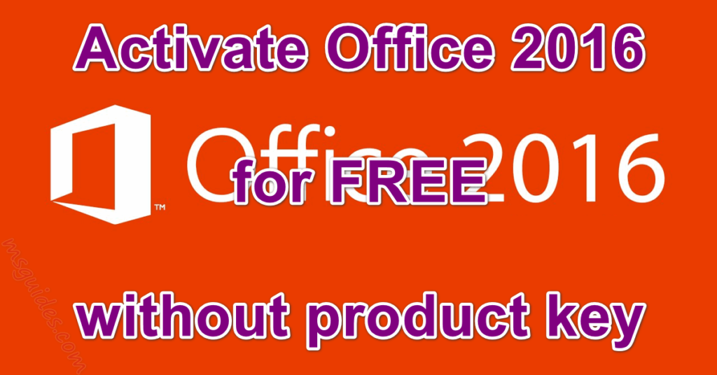 attivare office 2016